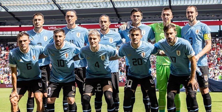 ترکیب تیم ملی فوتبال اروگوئه در مقابل تیم ملی فوتبال کره جنوبی + عکس