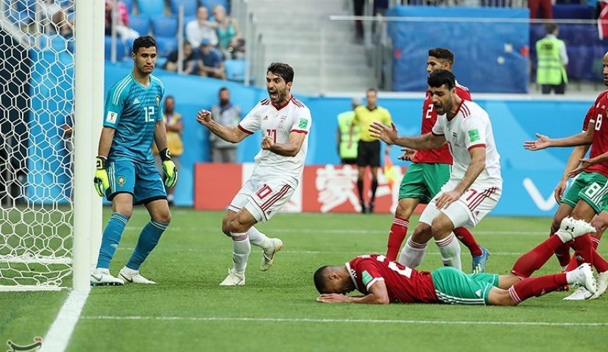 بازی ایران و مراکش