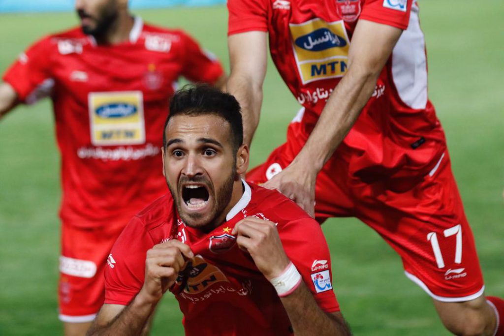 گل احمد نورالهی به سپاهان در نیمه نهایی جام حذفی