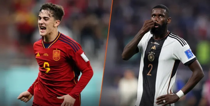 نتیجه بازی اسپانیا و آلمان