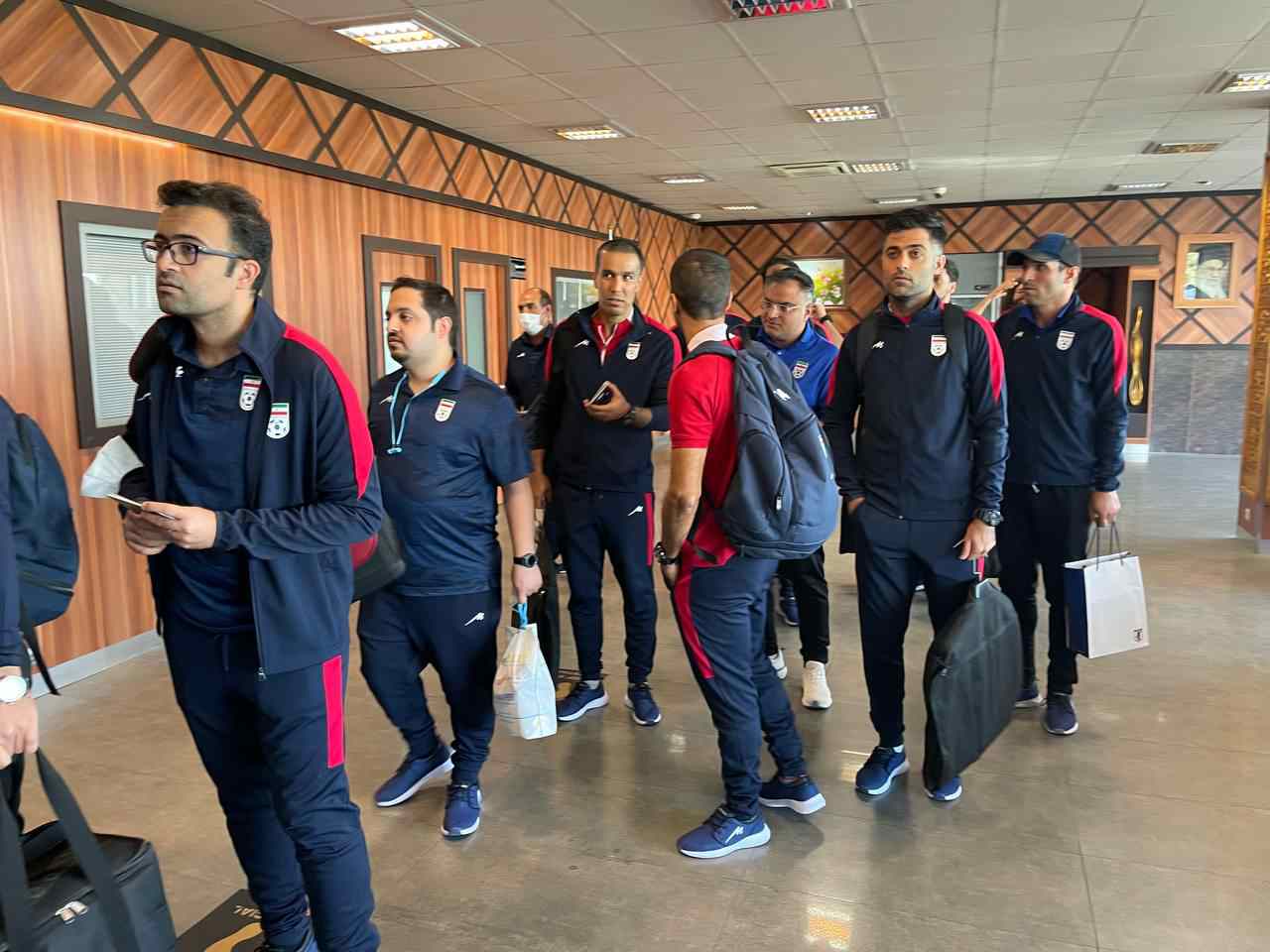 بازگشت تیم ملی فوتبال ساحلی به ایران بعد از قهرمانی در جام بین قاره ای