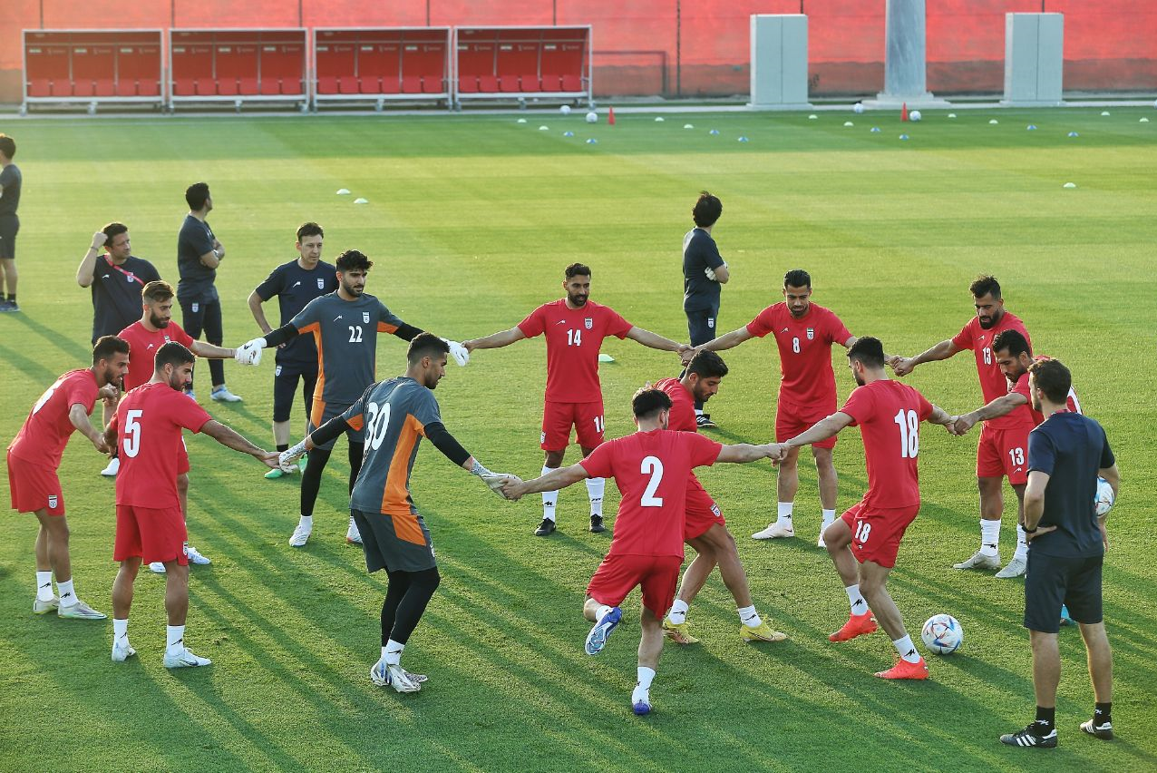 برگزاری اولین تمرین تیم ملی ایران در قطر + عکس