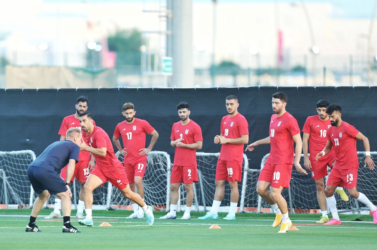برگزاری اولین تمرین تیم ملی ایران در قطر + عکس