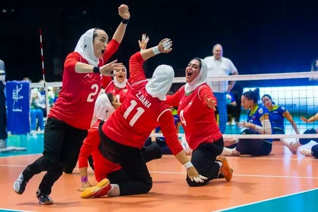 نخستین برد بانوان والیبال نشسته ایران در مسابقات قهرمانی جهان
