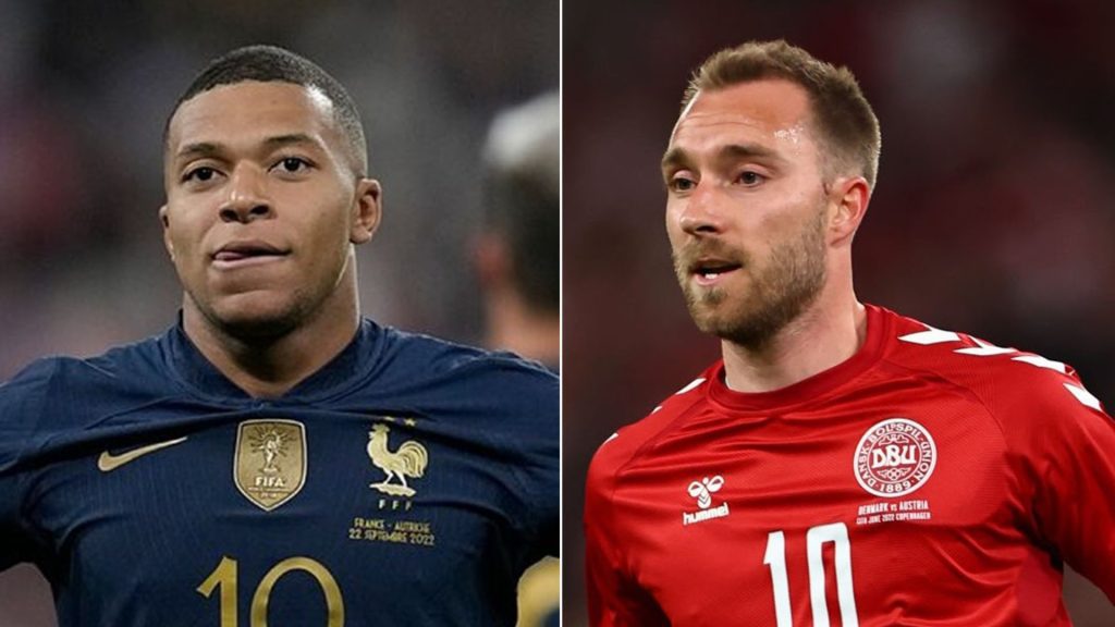 بازی فرانسه و دانمارک در جام جهانی 2022