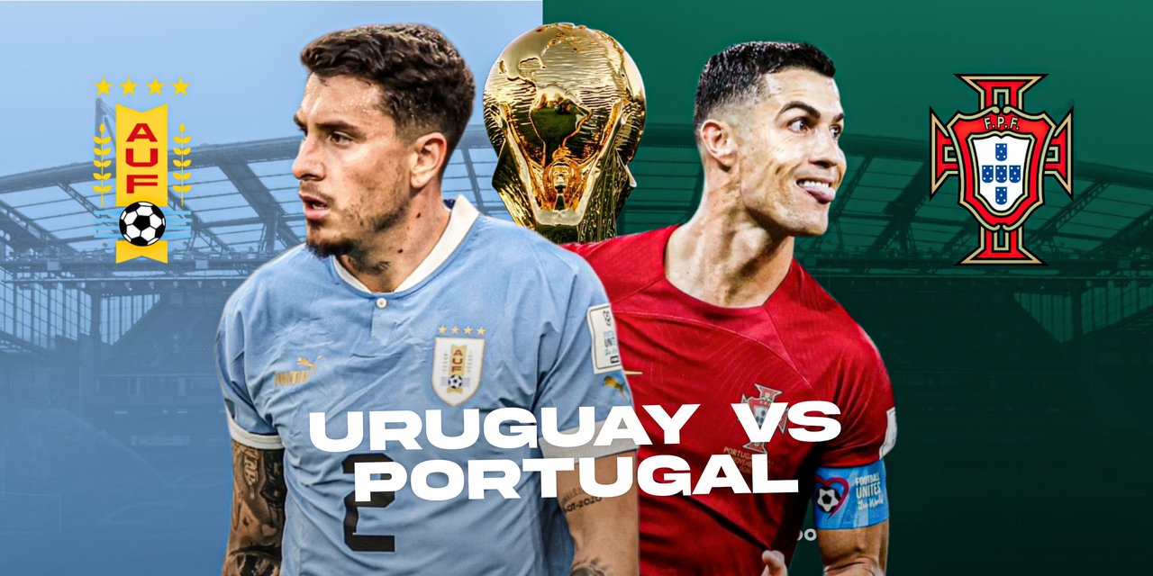 پرتغال 2 اروگوئه 0 / یاران رونالدو به یک هشتم نهایی رسیدند