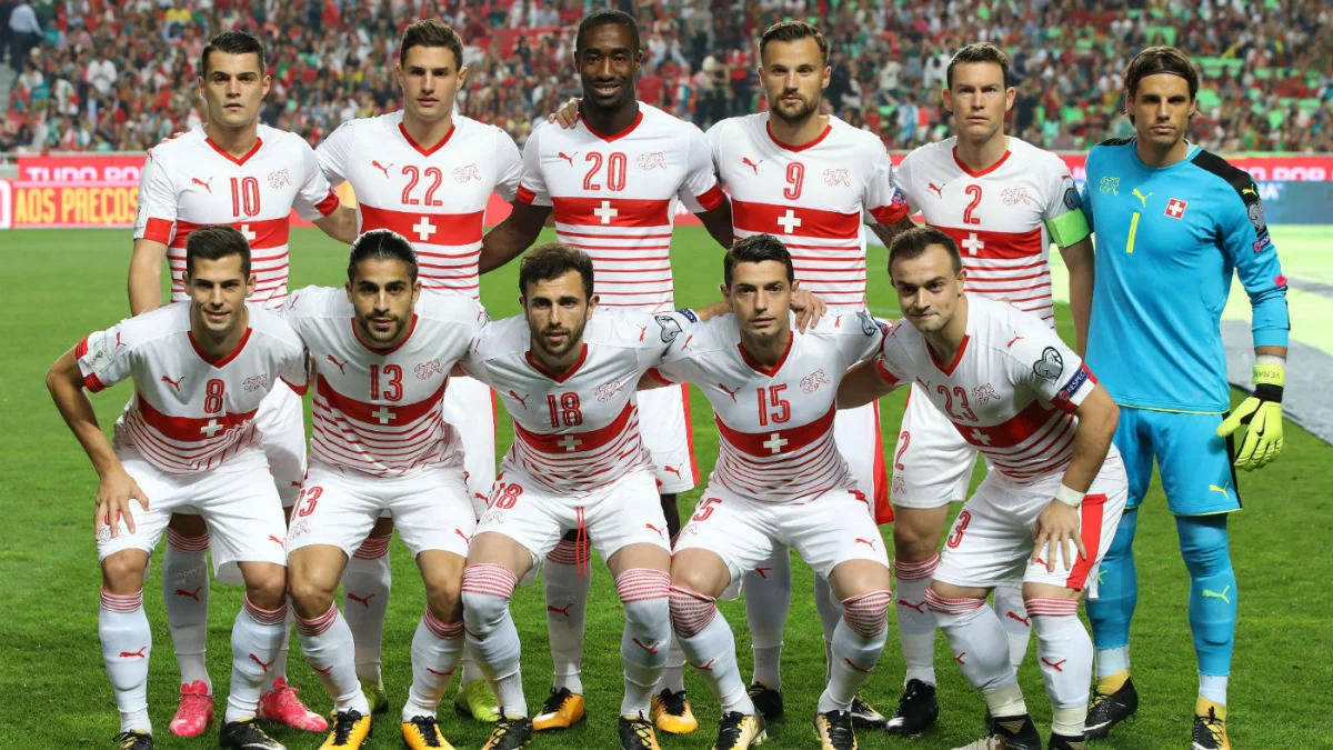 ترکیب تیم ملی فوتبال سوئیس در مقابل تیم ملی فوتبال کامرون + عکس
