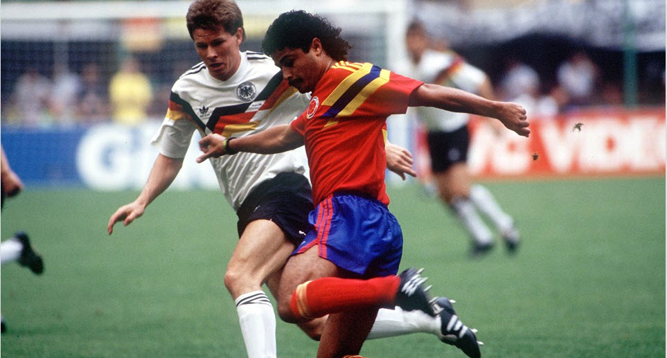 آلمان غربی 1-1 کلمبیا