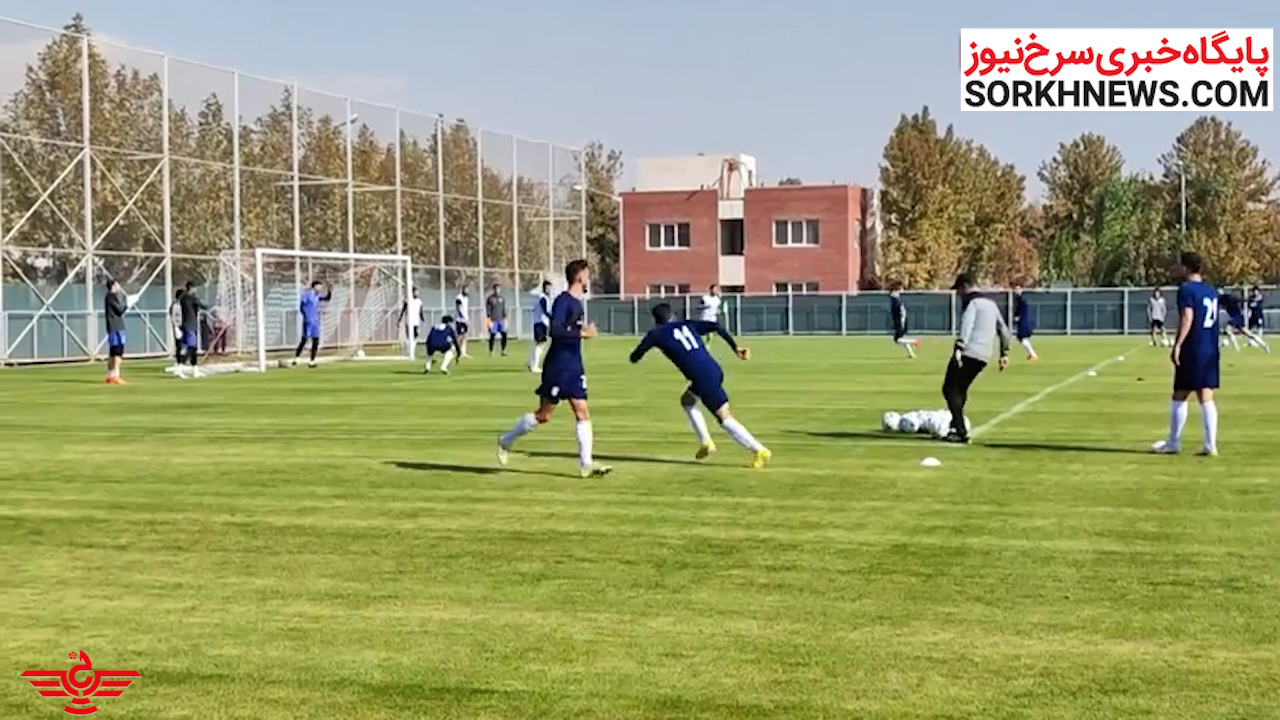 تمرینات تیم ملی ایران پیش از بازی دوستانه با نیکاراگوئه