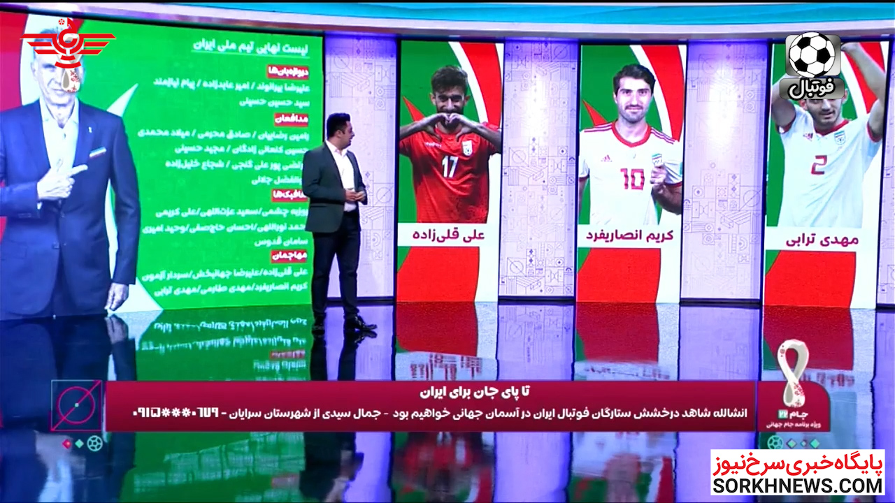 بررسی لیست تیم ملی فوتبال ایران برای جام جهانی