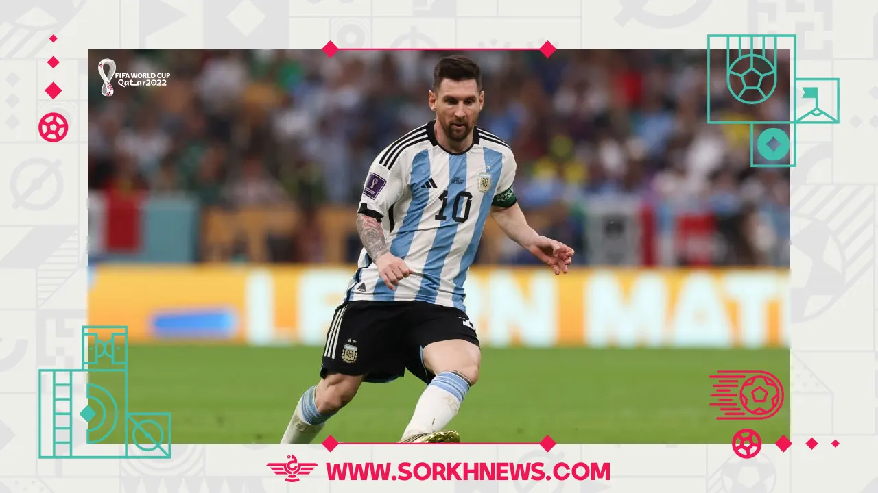 گل اول آرژانتین به مکزیک توسط لیونل مسی