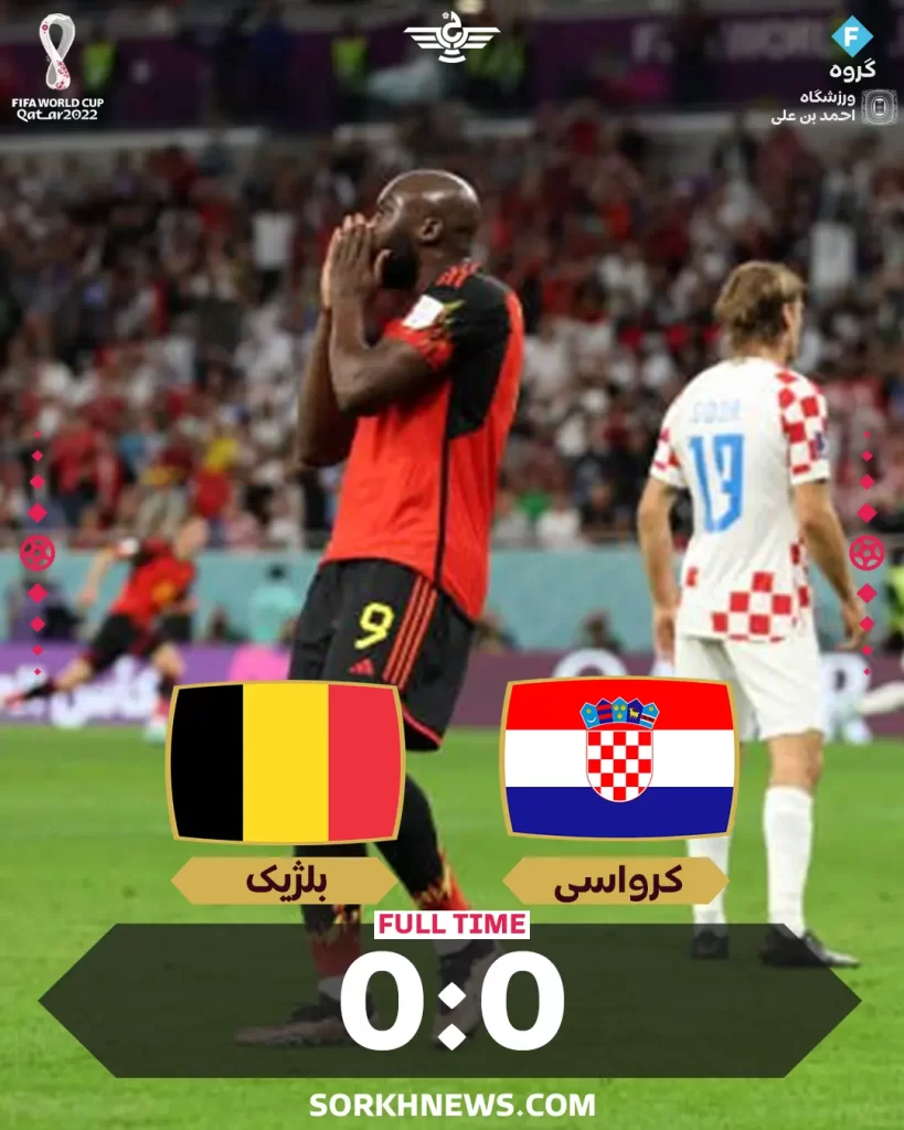 نتیجه بلژیک کرواسی