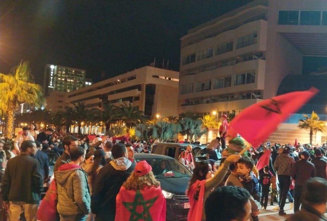 اتفاق تکراری ؛ جشن خیابانی مراکشی‌ها + عکس