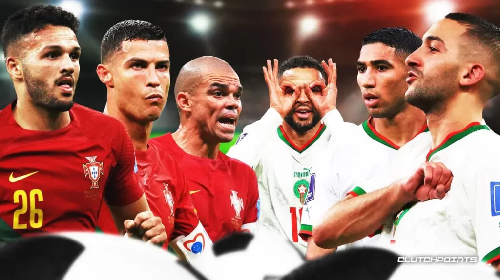 بازی پرتغال مراکش در جام جهانی 2022