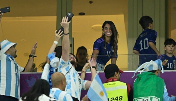استرس همسر مسی پیش از فینال جام جهانی 2022 + عکس