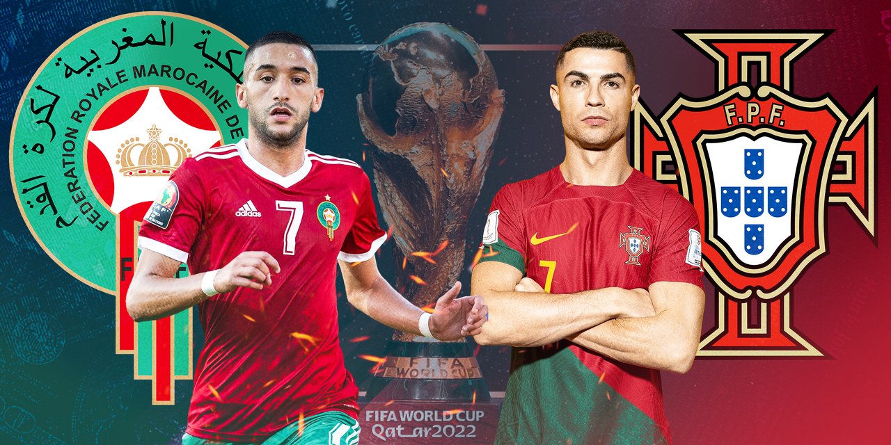 پرتغال 0 مراکش 1 / غیرقابل باور، مراکش به نیمه نهایی رسید!