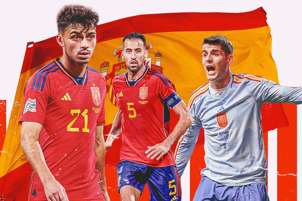 ترکیب تیم ملی فوتبال اسپانیا در مقابل تیم ملی فوتبال مراکش + عکس