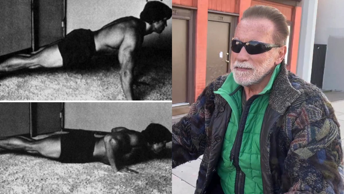 برنامه تمرینی پیشنهادی آرنولد شوارتزنگر برای بدنسازی بدون وزنه !