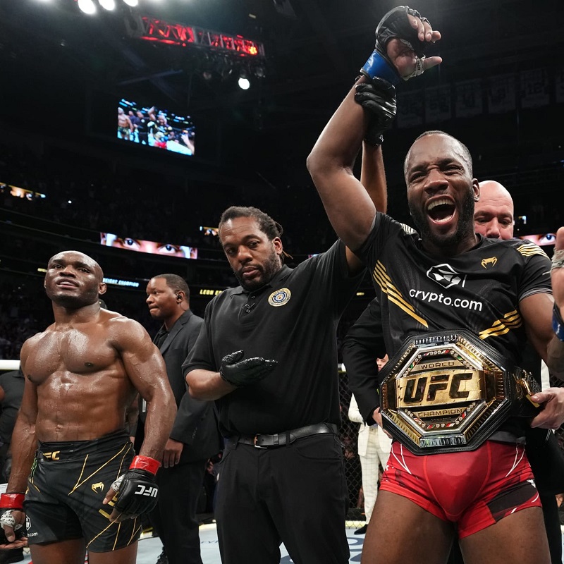 UFC 286 : علت ناک اوت شدن کامارو عثمان مقابل لئون ادواردز چه بود ؟