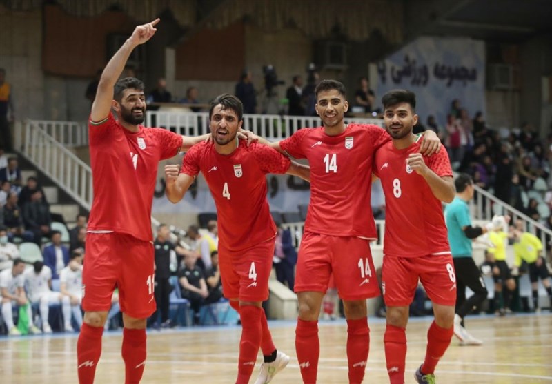 پیروزی پرگل فوتسال ایران مقابل ازبکستان در بازی دوستانه
