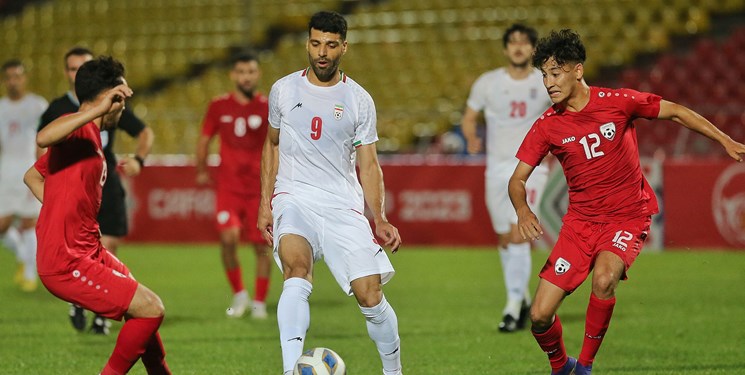 بازی تیم ملی ایران مقابل افغانستان