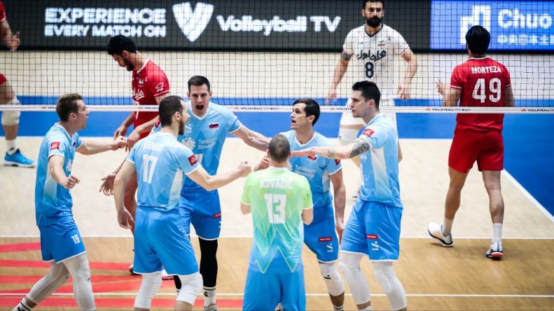 فرمول پیروزی اسلوونی مقابل ایران در والیبال لیگ ملت ها 2023